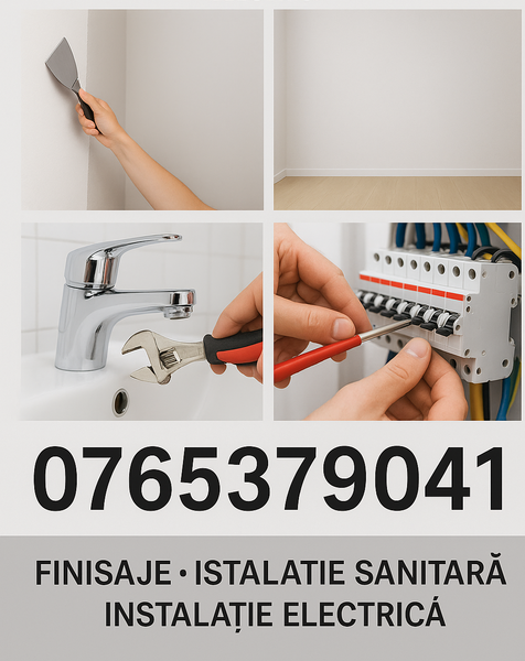 Ofer servicii in constructii /amenajari interioare /instalatii!